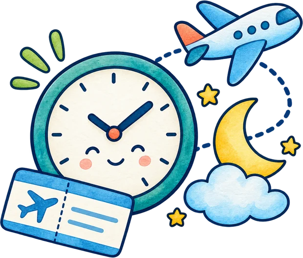 Nap-Window Flight Planner cover illustration